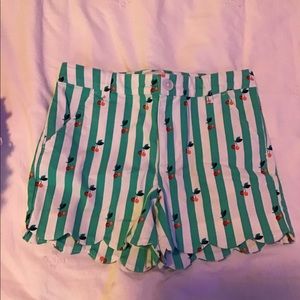 Cherry Striped Shorts Juniors Girls